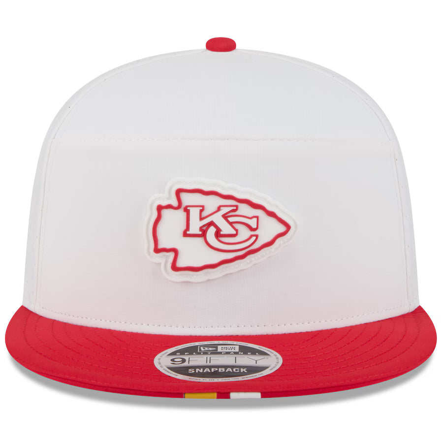 Kansas City Chiefs - 9Fifty 2025 Training Split Panel Snapback Hat New Era