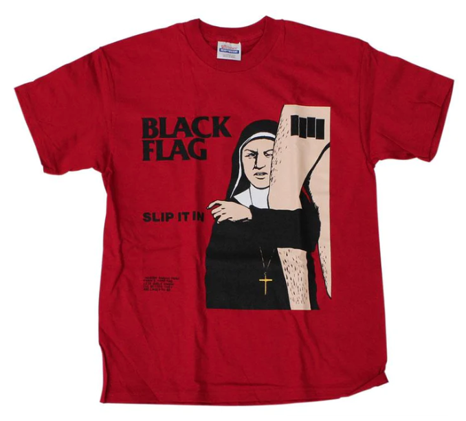Black Flag Slip it in Mens T Shirt