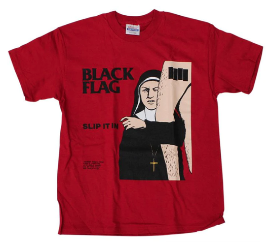 Black Flag Slip it in Mens T Shirt