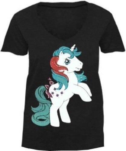 Retro Pony Stance with Colored Studs T Shirt