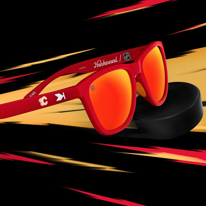 Calgary Flames Officially Licensed Knockaround Sunglasses