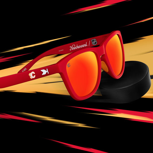 Calgary Flames Officially Licensed Knockaround Sunglasses