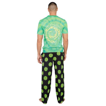 Rick and Morty Portal T Shirt and Lounge Pants Pajama Set