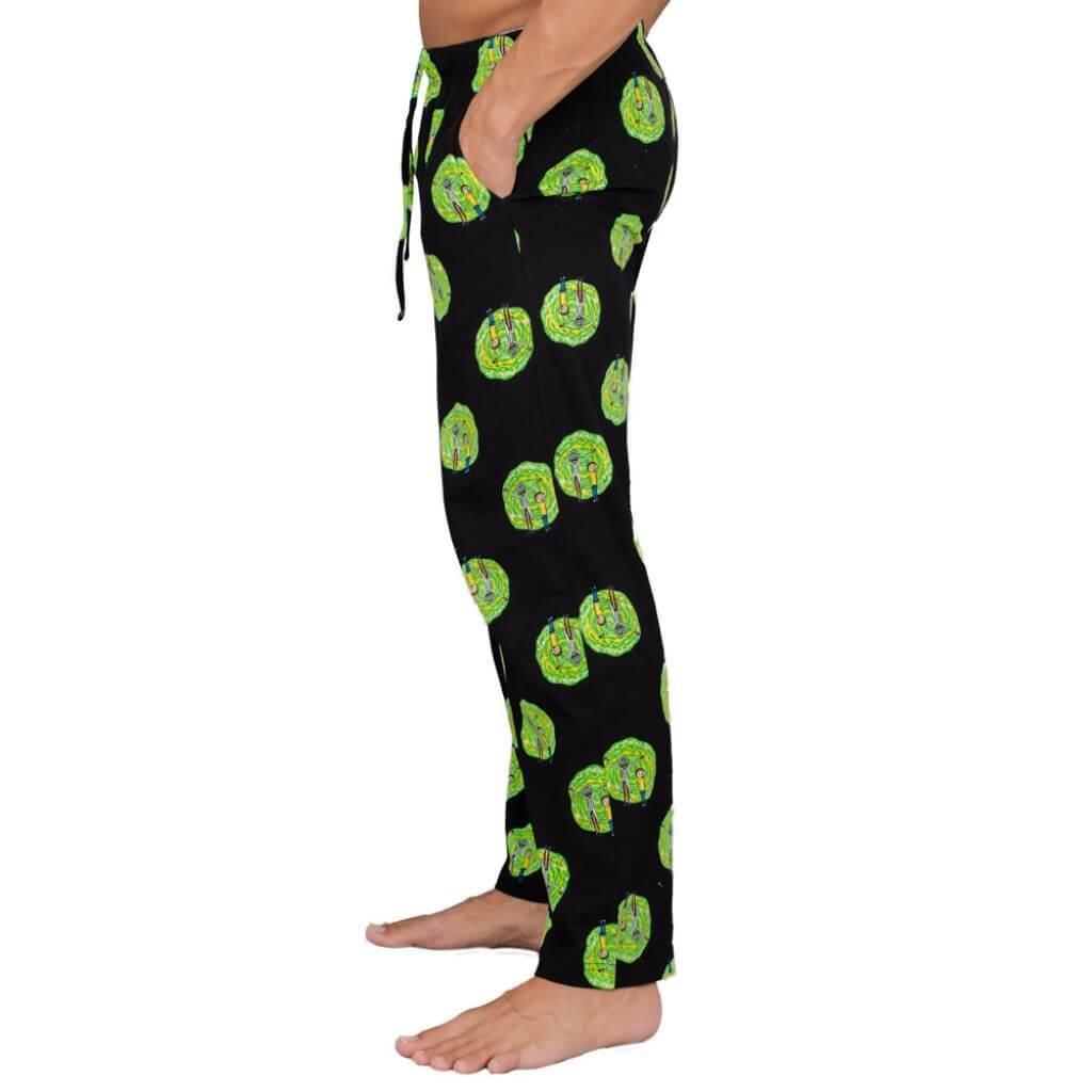 Rick and Morty Portal T Shirt and Lounge Pants Pajama Set