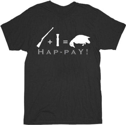 Rifle + Pistol Bullet = Dead Duck Hap-pay! T Shirt
