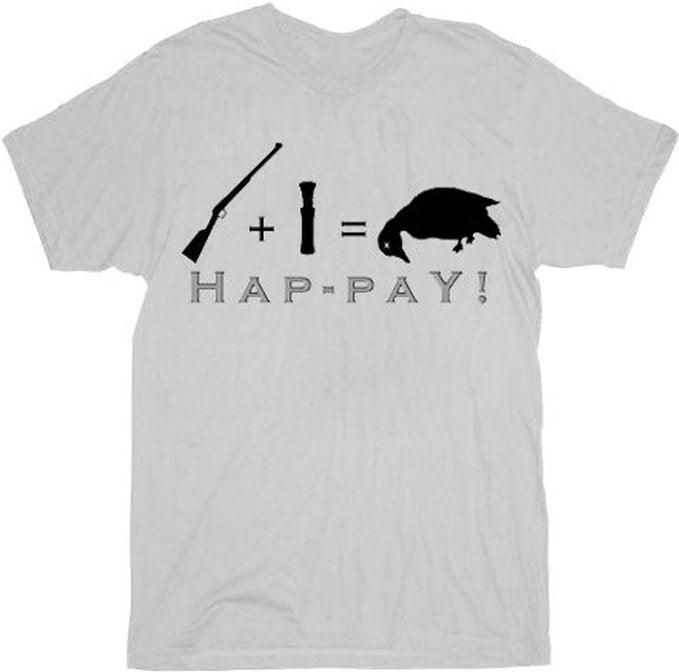Rifle + Pistol Bullet = Dead Duck Hap-pay! T Shirt