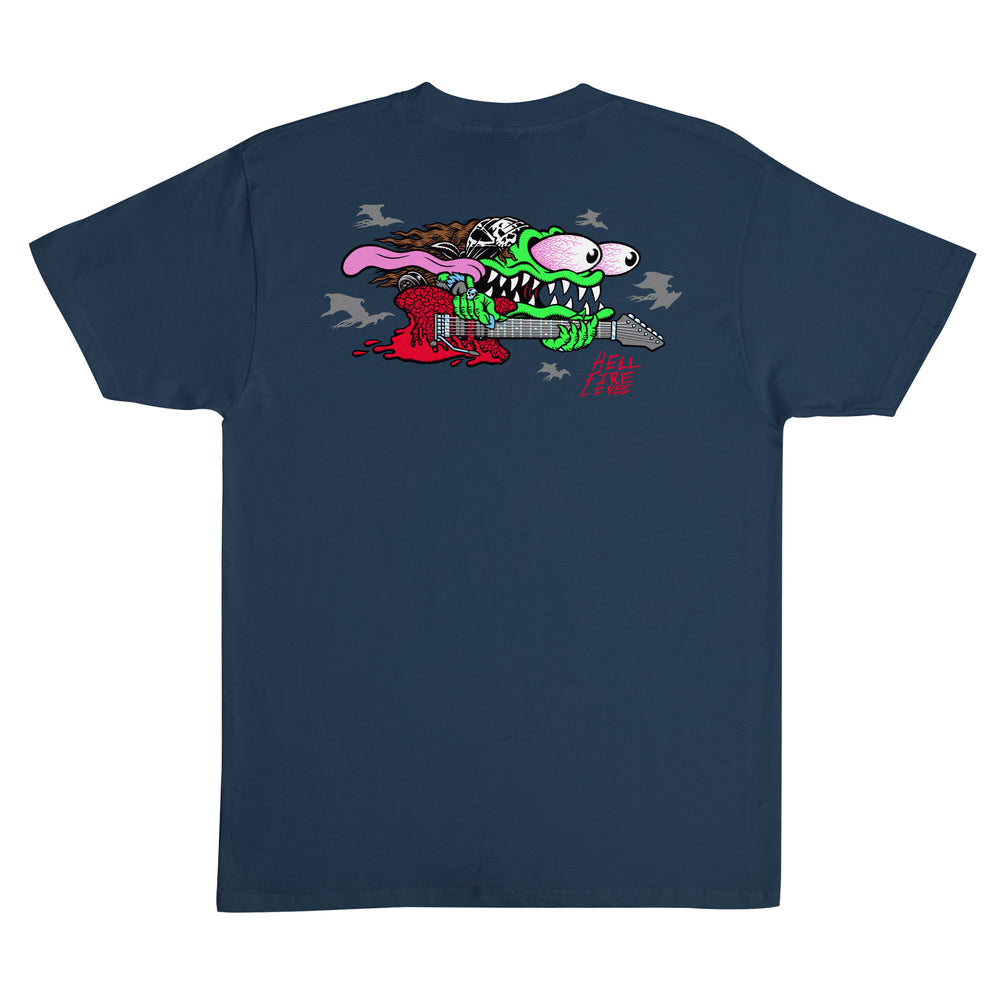 Santa Cruz X Stranger Things Eddie Slasher Mens T Shirt
