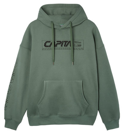 CAPiTA Snowboards "Fracture" Light Olive Hooded Sweatshirt
