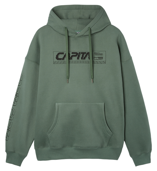 CAPiTA Snowboards "Fracture" Light Olive Hooded Sweatshirt