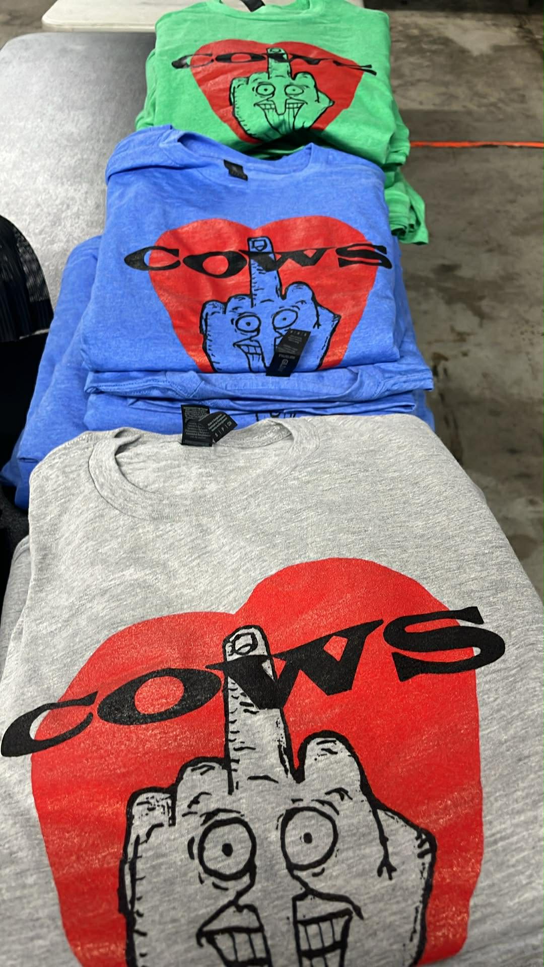 Cows "Cunning Stunts" Mens T Shirt