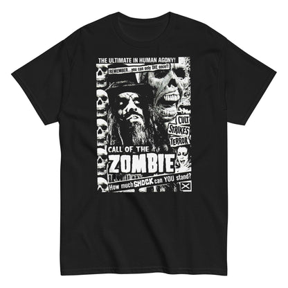 Rob Zombie - Black and White T Shirt