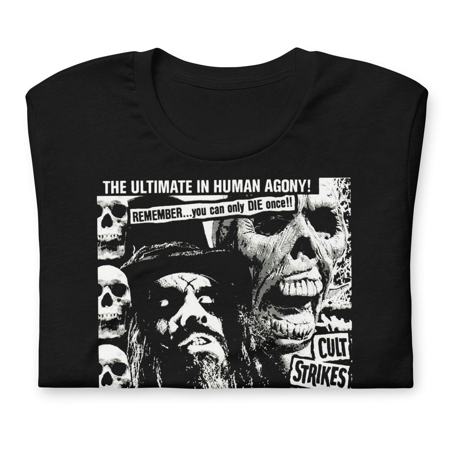 Rob Zombie - Black and White T Shirt