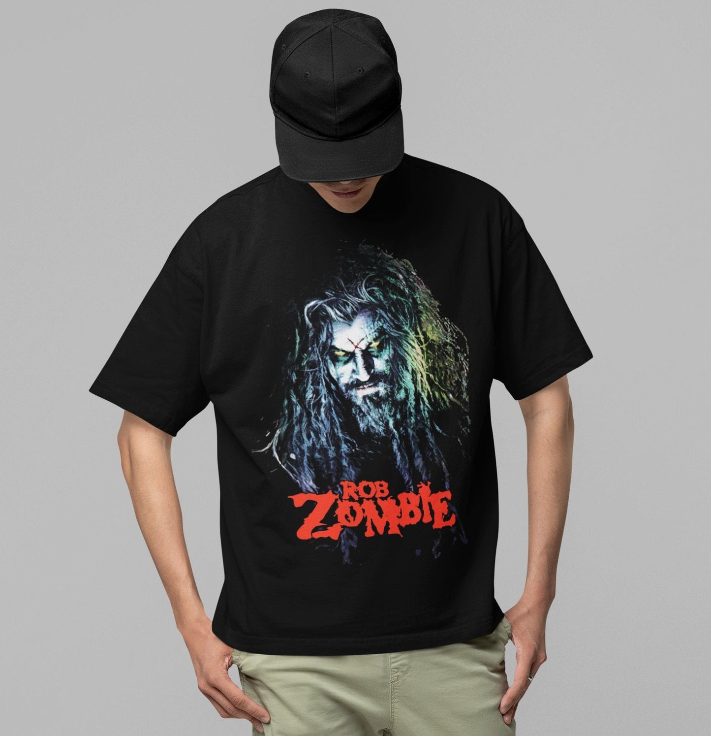 Rob Zombie - Classic Logo Jumbo Print T Shirt