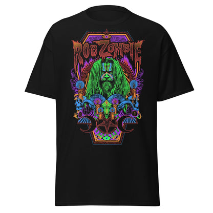 Rob Zombie - Pyschedelic Jumbo Print T Shirt