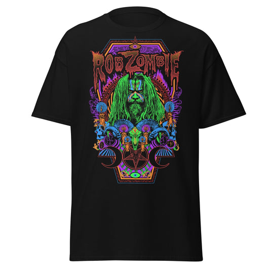 Rob Zombie - Pyschedelic Jumbo Print T Shirt