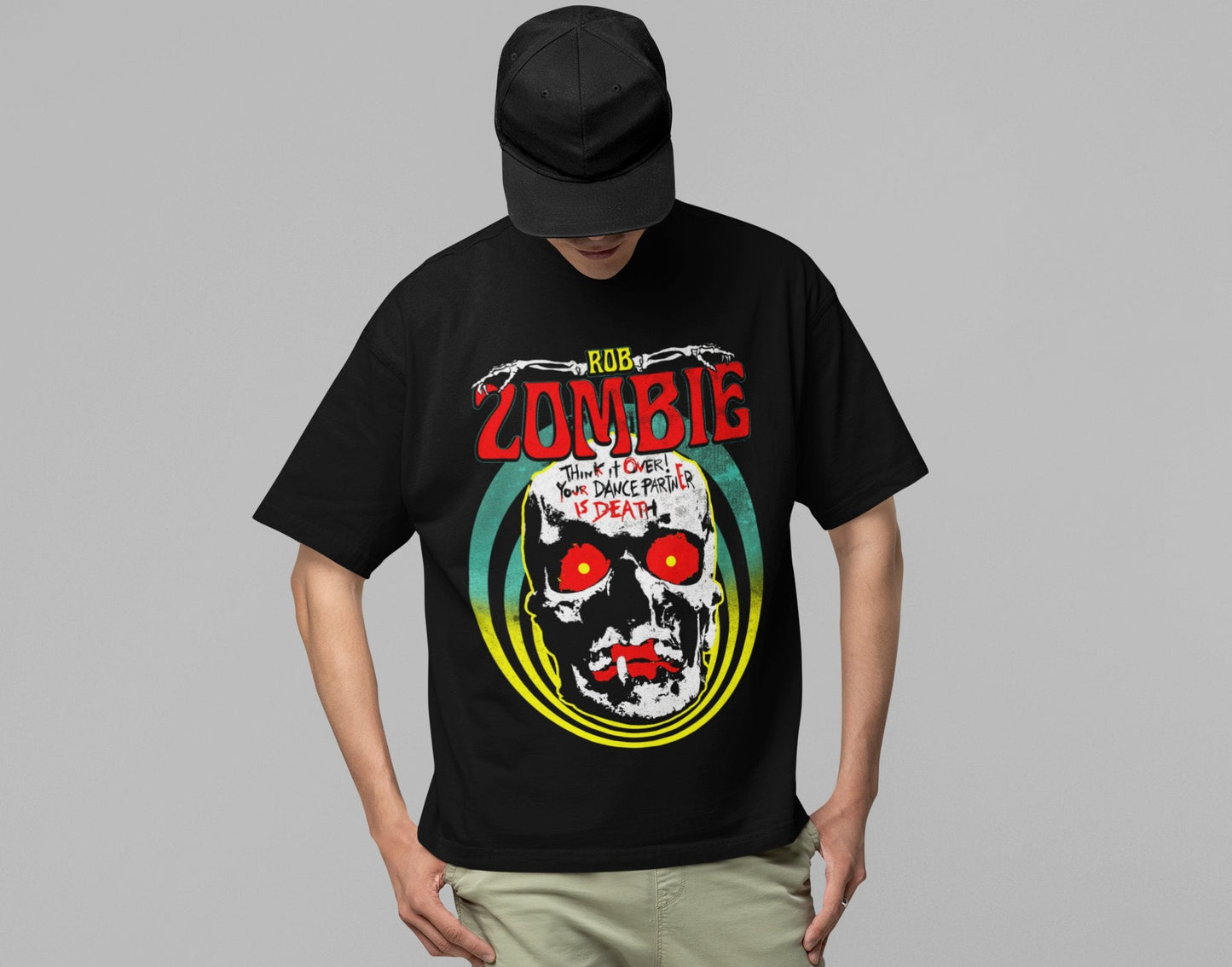 Rob Zombie - Think It Over Jumbo Print T Shirt