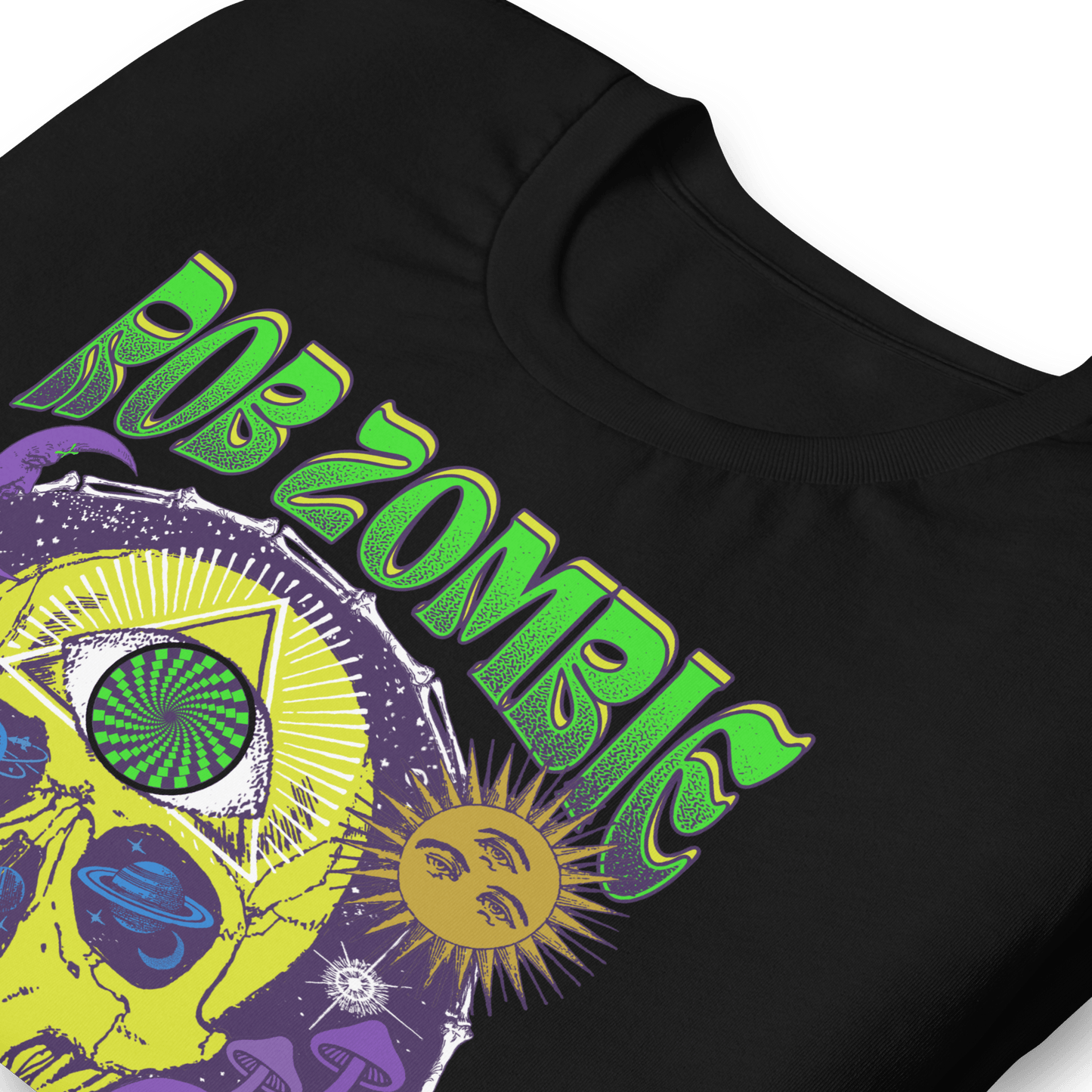 Rob Zombie - Yellow Skull T Shirt