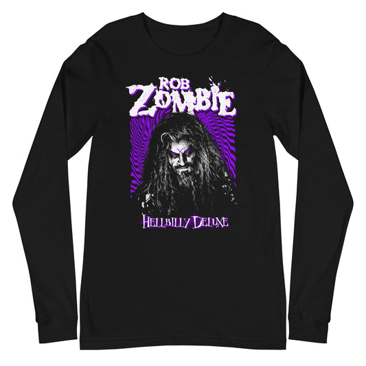 Rob Zombie - Hellbilly Purple Long Sleeve Shirt