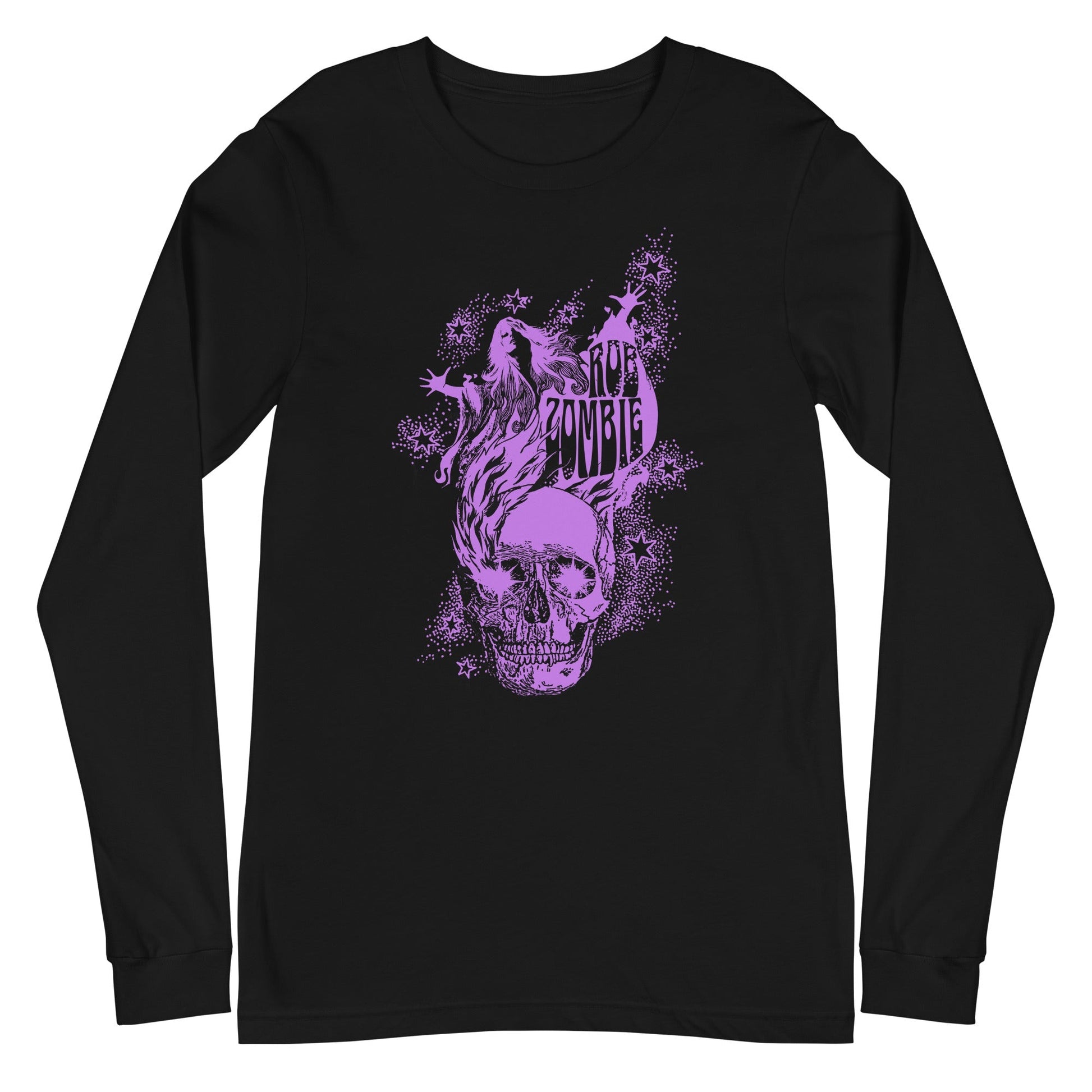 Rob Zombie - Purple Skull Long Sleeve Shirt