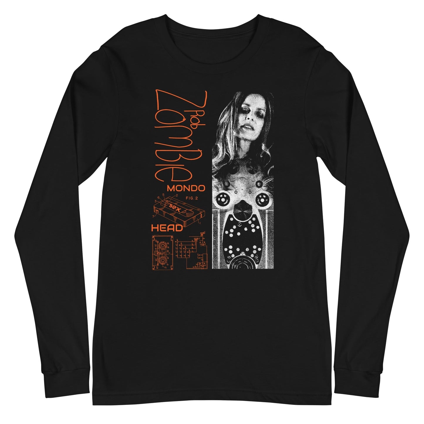 Rob Zombie - Mondo Head Long Sleeve Shirt