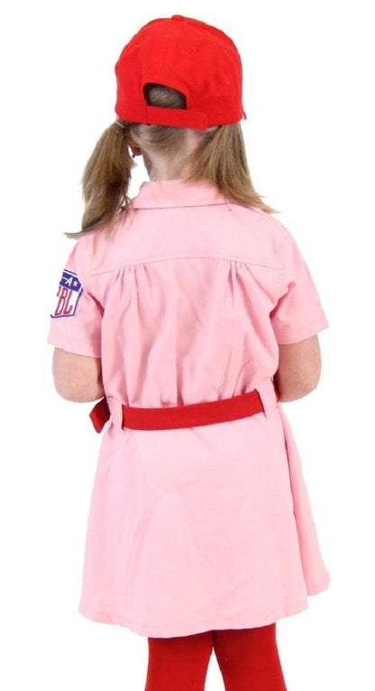 Rockford Peaches Pink Baseball Girls Costume Dress