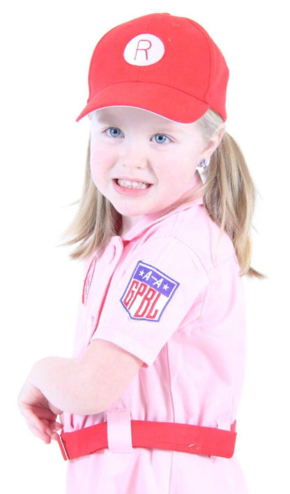 Rockford Peaches Pink Baseball Girls Costume Dress