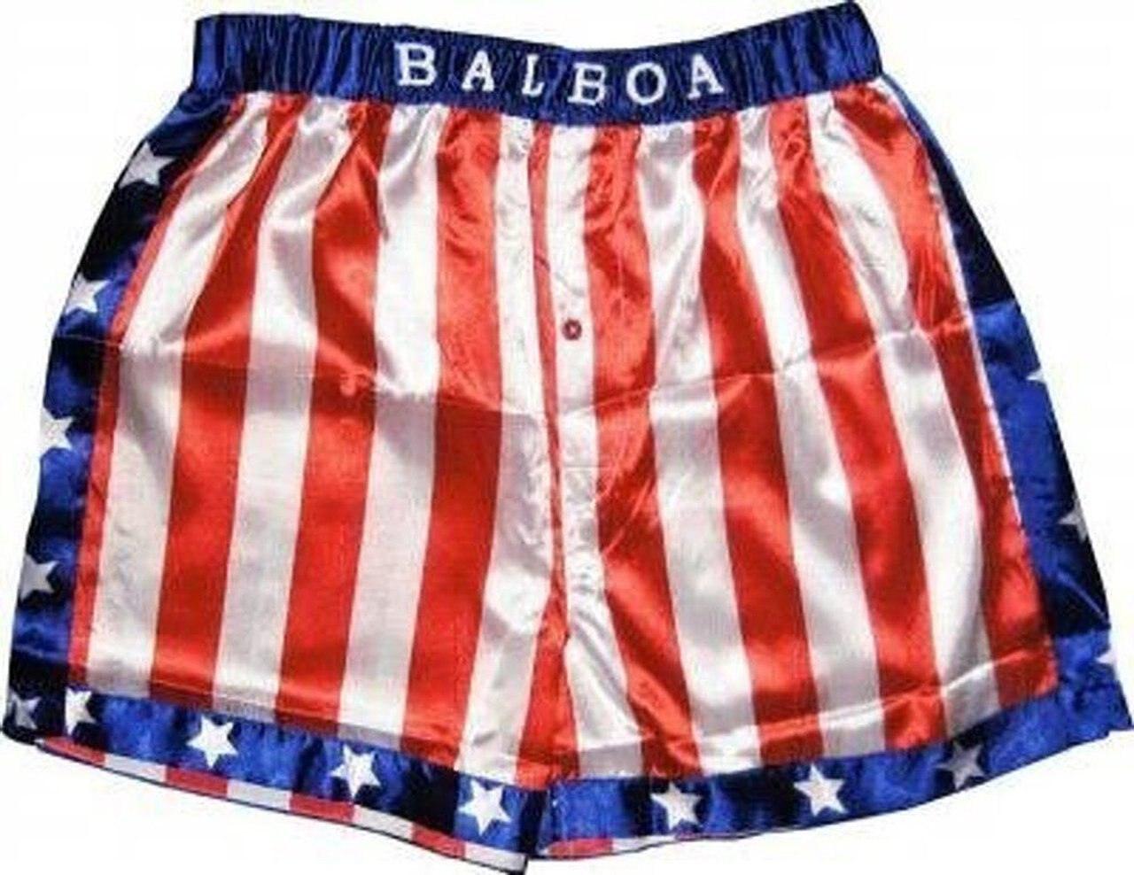 Rocky Balboa Boxing American Adult Flag Shorts