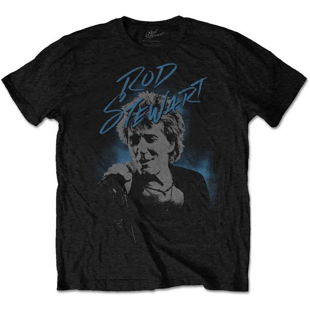 Rod Stewart Scribble Photo Mens T Shirt