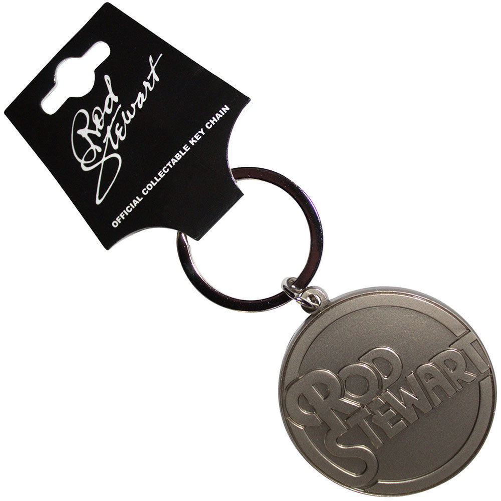 Rod Stewart Stacked Logo Emblem Keychain