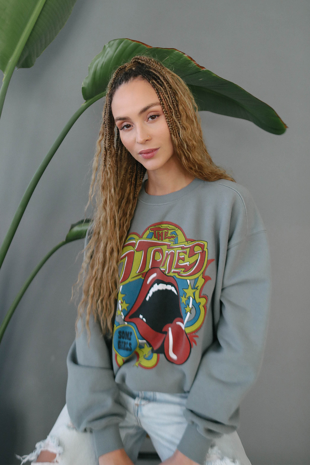 Rolling Stones Some Girls Womens Crewneck Sweatshirt