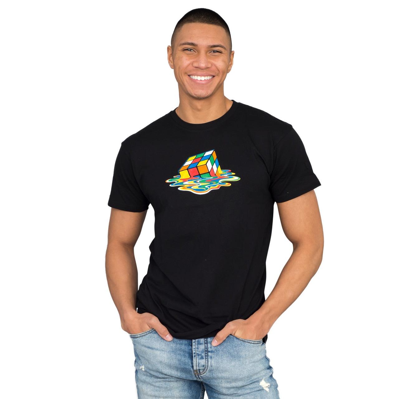 Rubik's Cube Melting Sheldon Cooper T Shirt