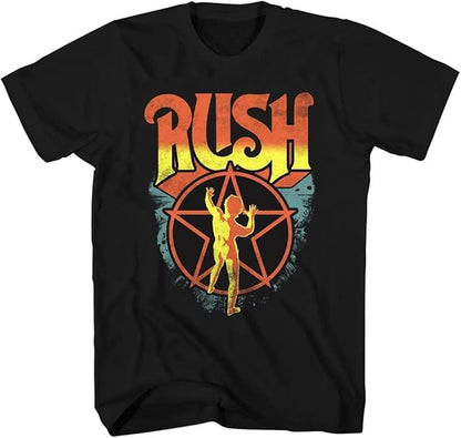 Rush Starman Hombre Band Licensed Mens T Shirt Black
