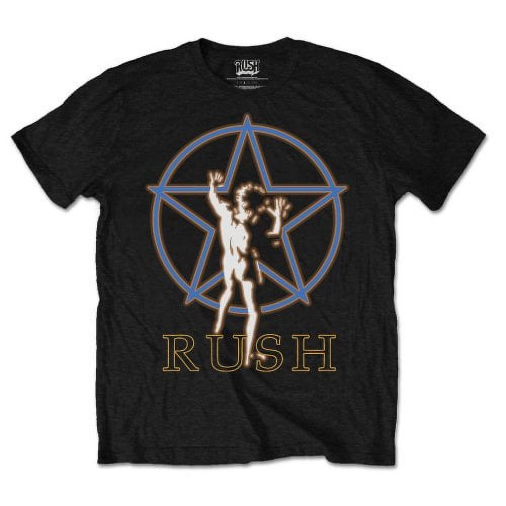 Rush Starman Glow Band Mens T Shirt Black