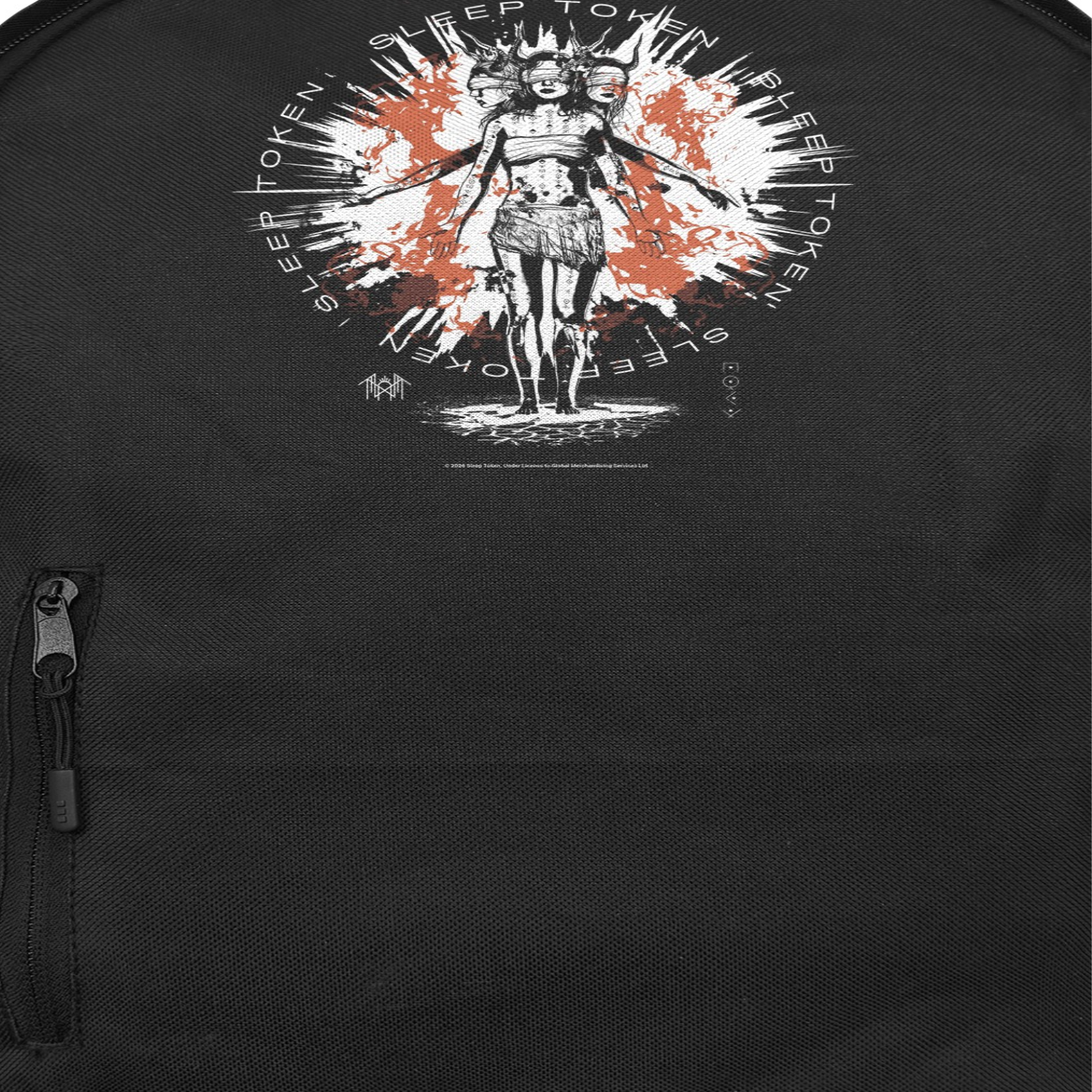 Sleep Token Rain Down Backpack Bag Black