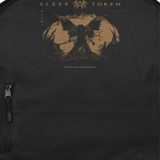 Sleep Token TMBTE Gold Backpack Bag Black
