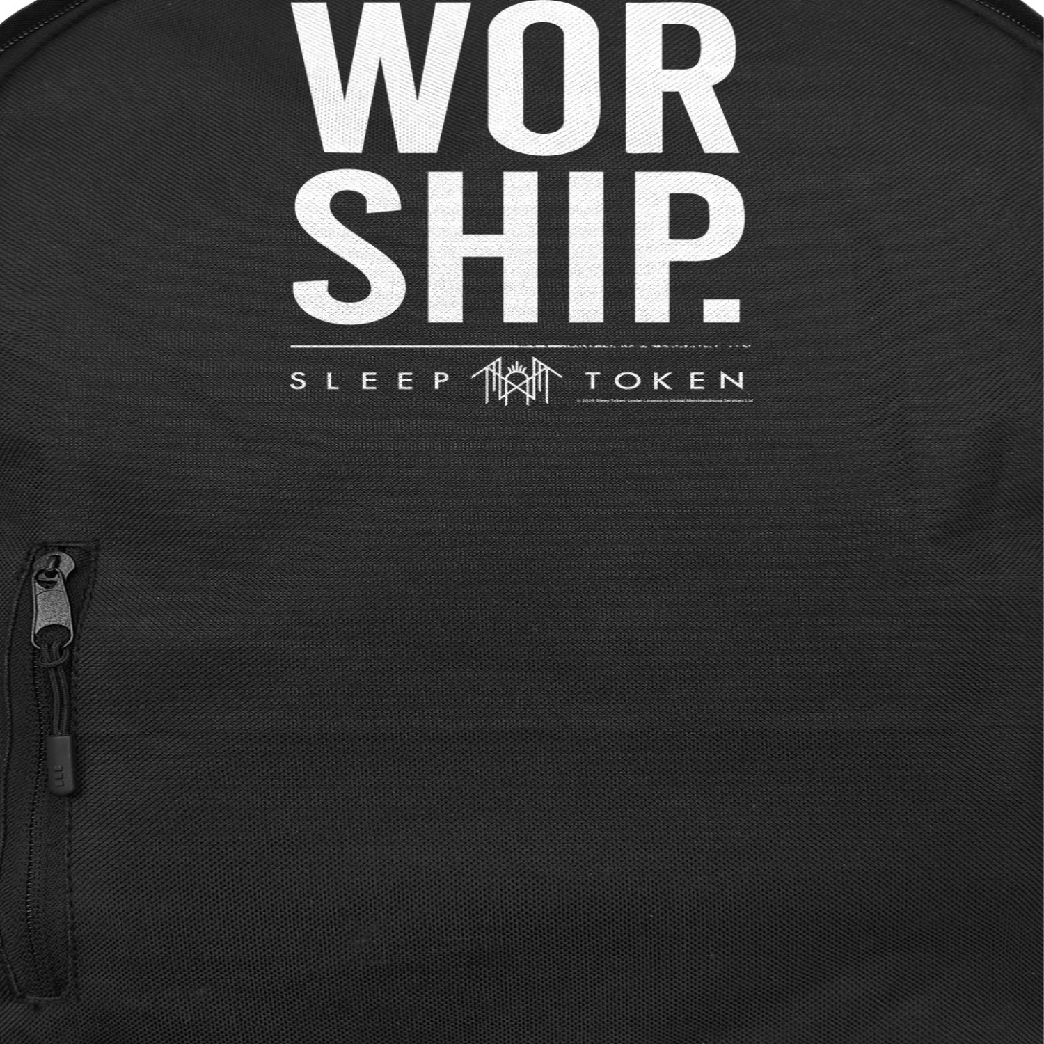 Sleep Token Worship Backpack Bag Black