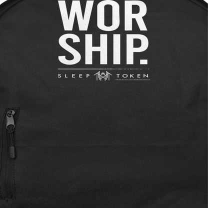 Sleep Token Worship Backpack Bag Black