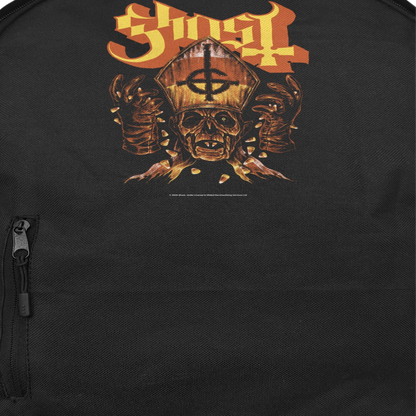 Ghost Candy Corn Backpack Bag Black