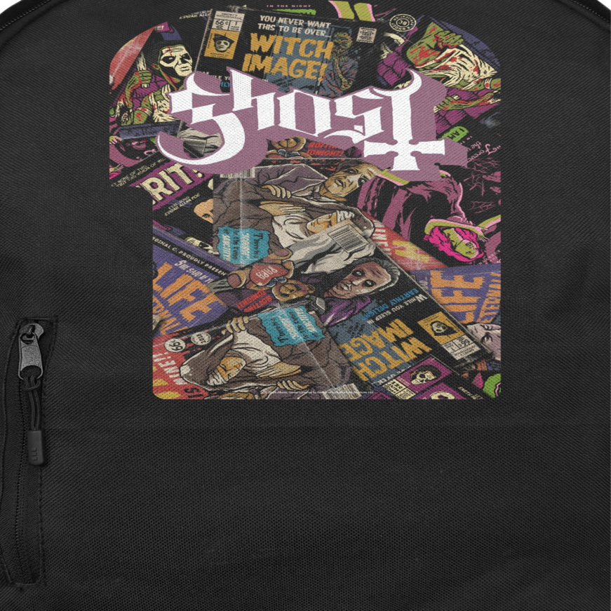 Ghost Magazines Backpack Bag Black