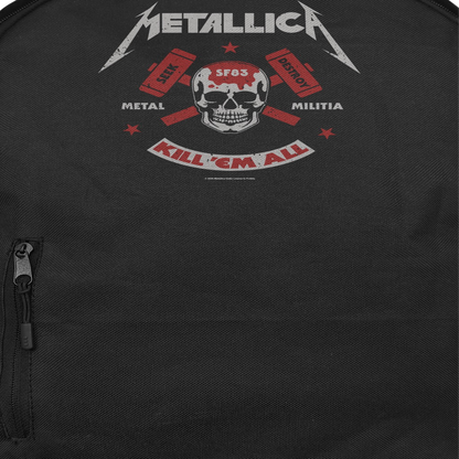 Metallica Kill Em All Backpack Bag Black