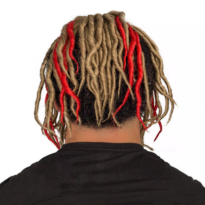 Adult Rasta Colorful Dreadlocks Halloween Cosplay Costume Wig