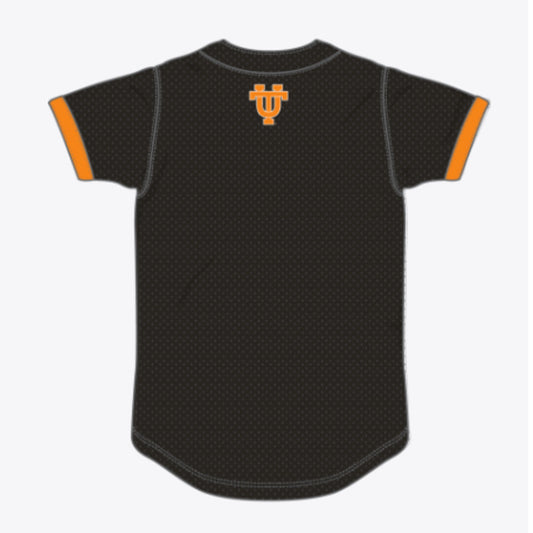 Tennessee Volunteers - NCAA Team Color Head Coach Black Mesh Button Top Jersey