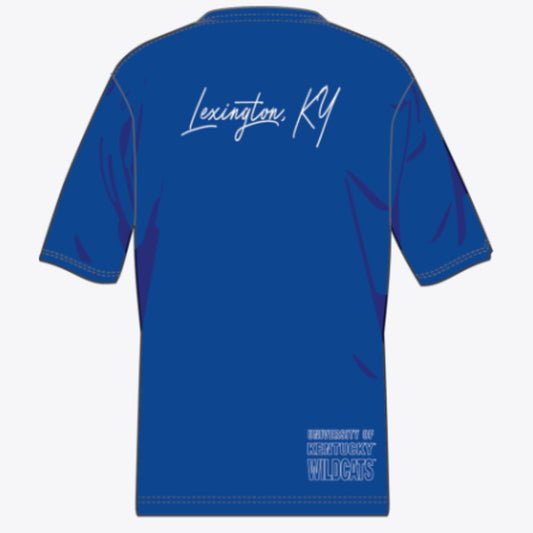 Kentucky Wildcats - NCAA Royal Double Clutch Premium Mens T Shirt