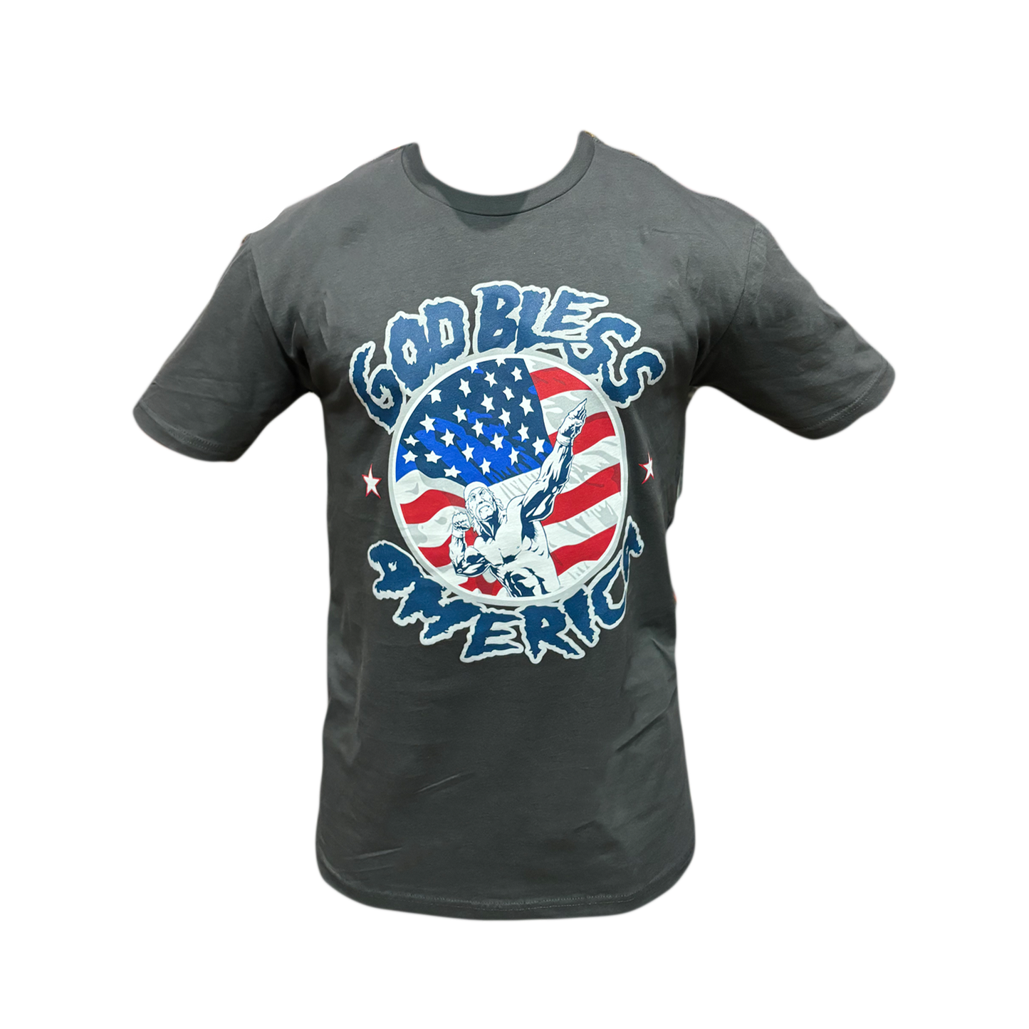 Hulk Hogan God Bless America Mens T Shirt