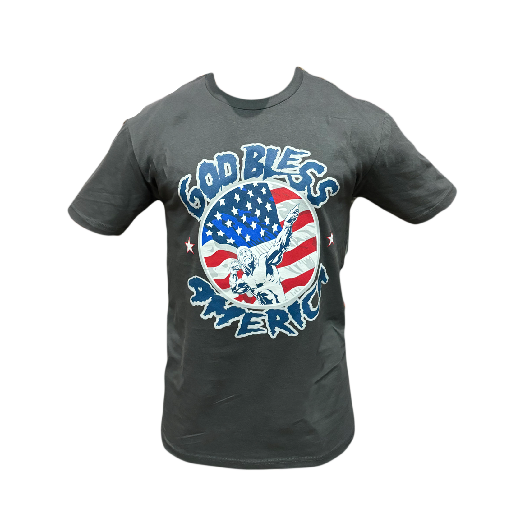Hulk Hogan God Bless America Mens T Shirt