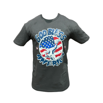 Hulk Hogan God Bless America Mens T Shirt