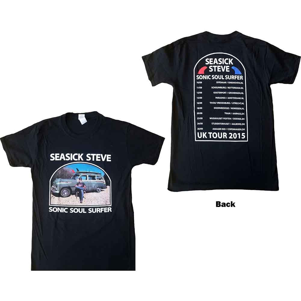 Seasick Steve Full Colour Sonic Soul Surfer Mens T Shirt
