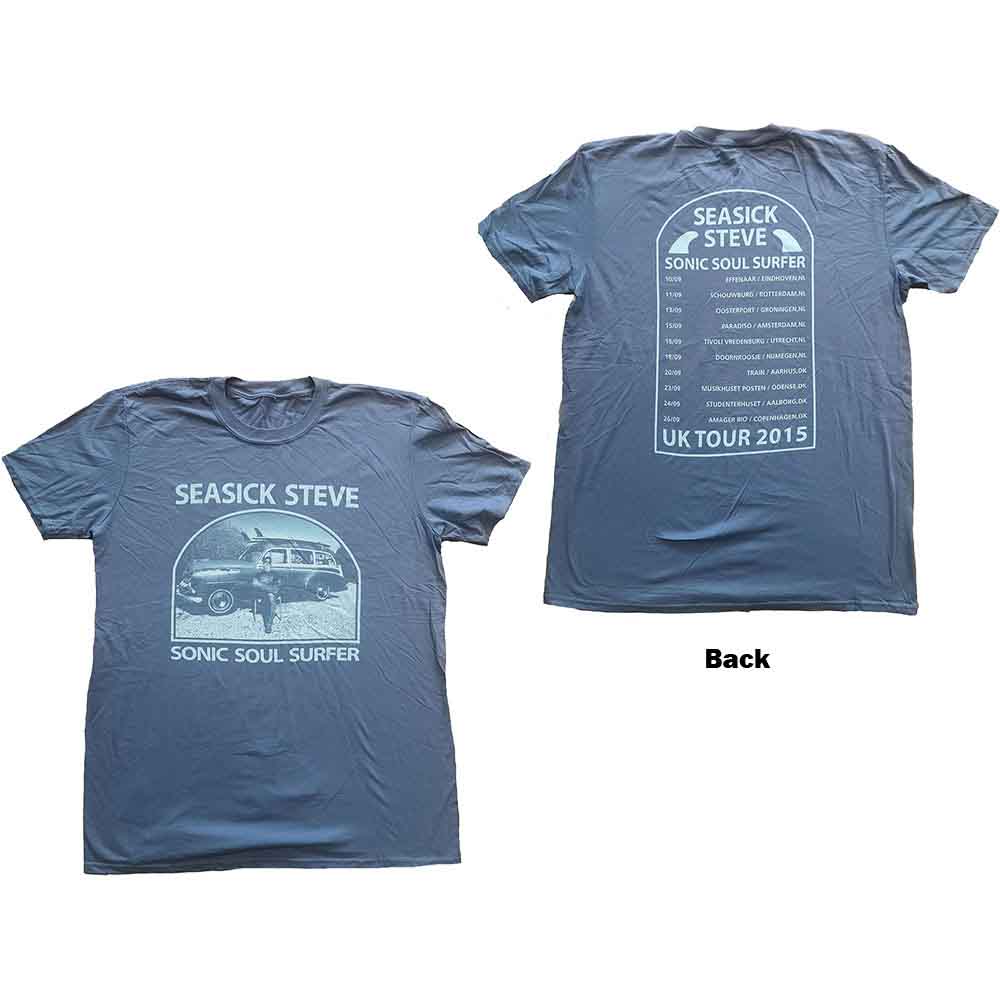 Seasick Steve Sonic Soul Surfer Mens T Shirt
