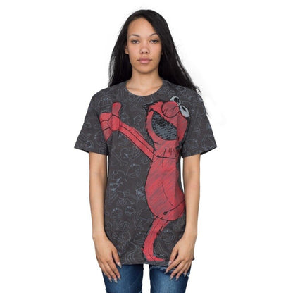 Sesame Street Elmo Sketch All Over T Shirt