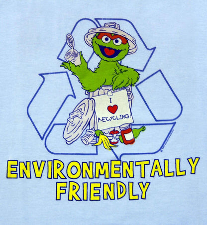 Sesame Street Oscar the Grouch "Environmentally Friendly" T Shirt